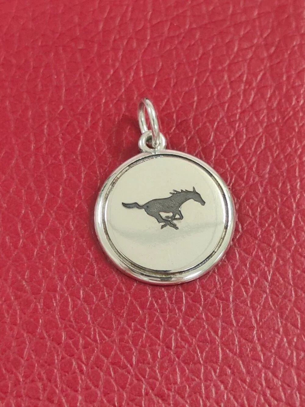 James Avery Southern Methodist University Disc Charm Sterling Silver with box